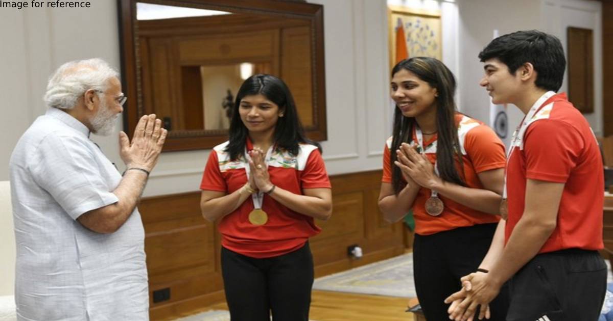 PM Modi lauds World Boxing C'ship winners Zareen, Manisha and Parveen for making country proud